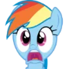 Rainbow Dash MLP emoji 🤣