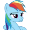 Rainbow Dash MLP emoji 😋