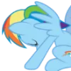 Rainbow Dash MLP emoji 👍