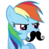 Rainbow Dash MLP emoji 👨‍🦳
