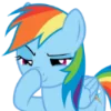 Telegram emojisi «Rainbow Dash MLP» 🐖