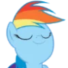 Rainbow Dash MLP emoji 🙂