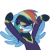 Rainbow Dash MLP emoji 😂