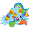 Rainbow Dash MLP emoji 💞