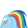 Эмодзи Rainbow Dash MLP 💋