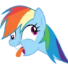 Rainbow Dash MLP emoji 😀