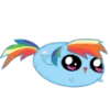 Telegram emojisi «Rainbow Dash MLP» 🥖