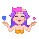 Rainbow Girl emoji 💕