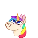 Эмодзи Rainbow Unicorn 🥳