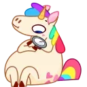 Rainbow Unicorn emoji 😫