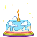Rainbow Unicorn emoji 😉