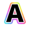 Эмодзи телеграм Rainbow 