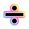 Rainbow emoji ➗