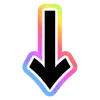 Rainbow emoji ⬇️