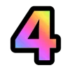 Rainbow 2 emoji 4️⃣