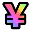 Rainbow 2 emoji 💹