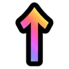 Rainbow 2 emoji ⬆️