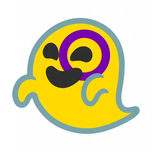 Rainbow ghost emoji 😋