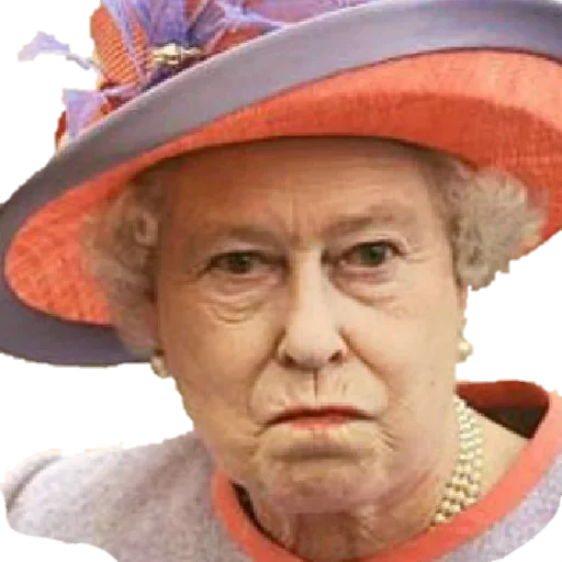 Rainha Elizabeth emoji 🤨