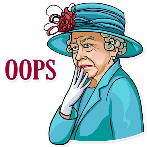 Rainha Elizabeth emoji 😳