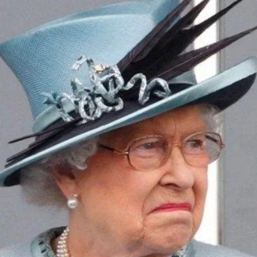 Rainha Elizabeth emoji 😑