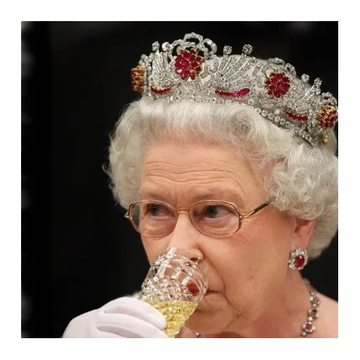 Rainha Elizabeth emoji 🧃