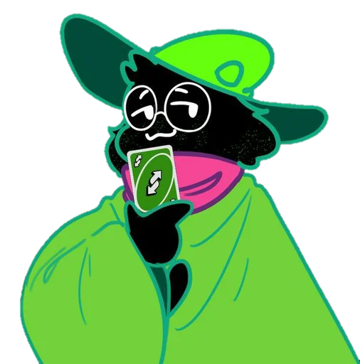 Telegram Sticker «Ralsei i przyjaciele» 🃏