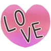 Valentine emoji 🩷