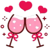 Valentine emoji 🥂