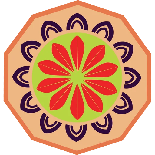 Rangoli ਰੰਗੋਲੀ emoji 🎨