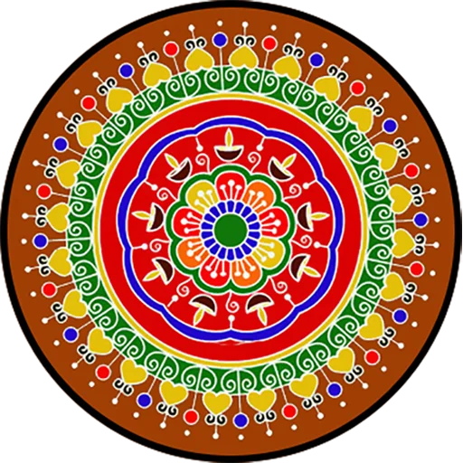 Rangoli ਰੰਗੋਲੀ stiker 🎨