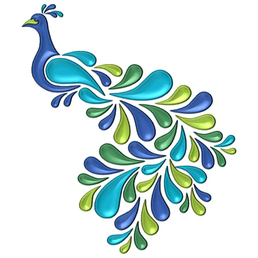 Rangoli ਰੰਗੋਲੀ emoji 🦚