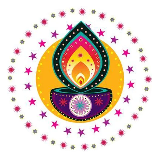 Rangoli (alpona) stiker 🪔