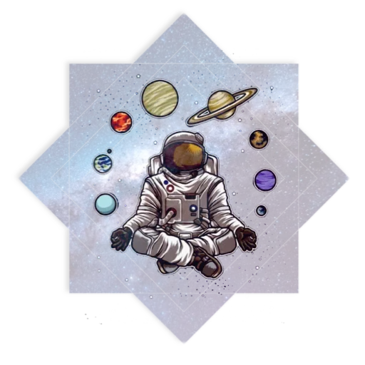 Telegram stiker «Kosmos» 🧘‍♂️