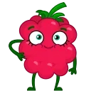 Raspberry  emoji 👋