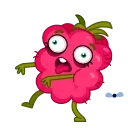 Raspberry  emoji 🧟