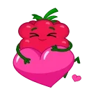 Raspberry  emoji ❤️