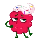 Raspberry  emoji 🍰