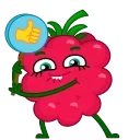 Raspberry  emoji 👍