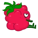 Raspberry  emoji 😒