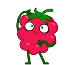 Raspberry  emoji 🎩