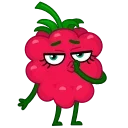 Raspberry  emoji 😘