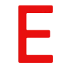 Красный шрифт emoji ❗️