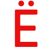 Красный шрифт emoji ❗️