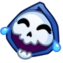 Reaper Skull Emoji stiker 😂