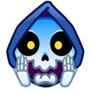 Эмодзи Reaper Skull Emoji 😱