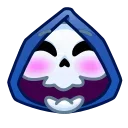 Reaper Skull Emoji emoji ☺