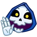 Стікер Reaper Skull Emoji 👋