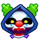 Reaper Skull Emoji stiker 🤡