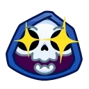 Reaper Skull Emoji emoji 🤩
